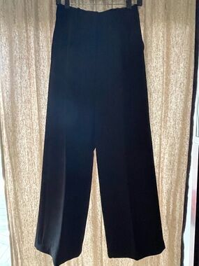 Aritzia Effortless Pant WIDER - Black Crepette